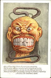 Racist Chinese Propaganda Fred C. Lounsbury Postcard Postcard