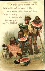 A Darktown Philosopher Postcard
