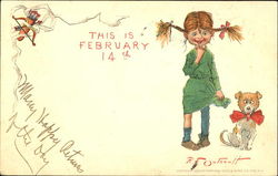 This Is February 14th Postcard