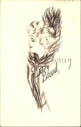 Our Daily Bread Wheat Flower Face Postcard