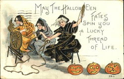 May The Hallow Even Fates Postcard