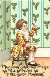 Little Jack Horner Postcard