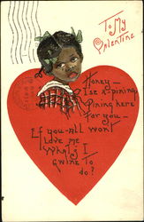 To My Valentine Postcard