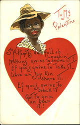 To My Valentine Postcard