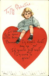 To My Valentine H.B. Griggs (HBG) Postcard Postcard