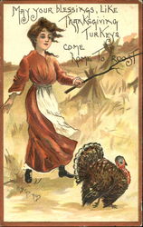 Woman, Turkey Postcard