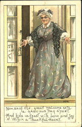 Old Woman Postcard