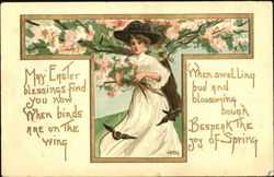 May Easter Blessings Find You Now H.B. Griggs (HBG) Postcard Postcard