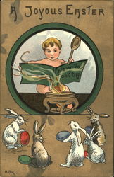 A Joyous Easter Postcard