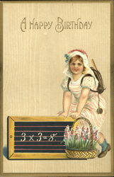 A Happy Birthday Postcard