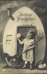 Berzliche Wstergrube! Postcard
