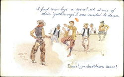Dance! You Short-Horn Dance! Postcard