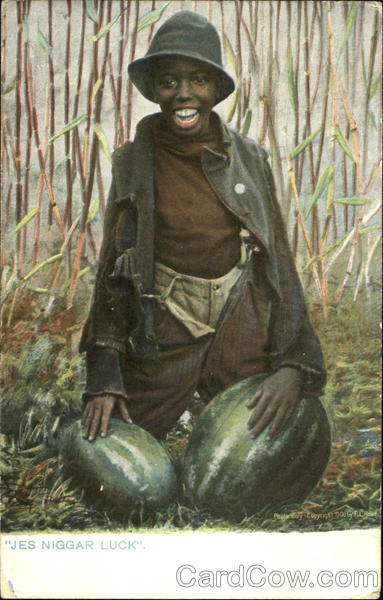 Jes Niggar Luck Black Americana