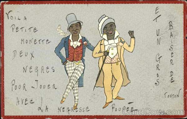 French Negres Black Americana