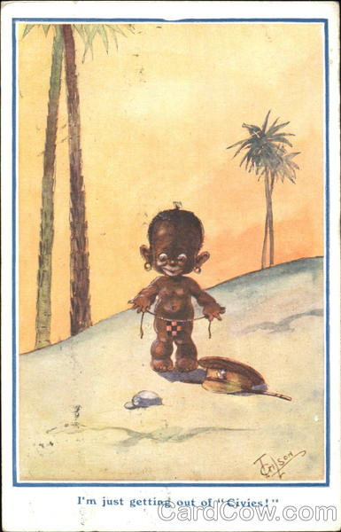 I'm Just Getting Out Of Civies! T. Gilson Black Americana