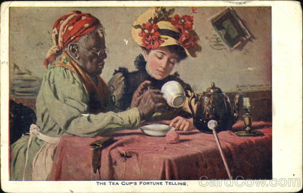 The Tea Cup's Fortune Telling Black Americana