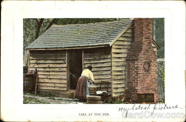 Liza At The Tub Black Americana