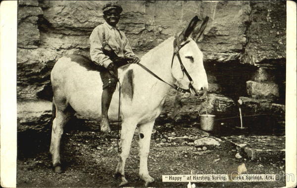 Happy At Harding Spring Eureka Springs Arkansas Black Americana