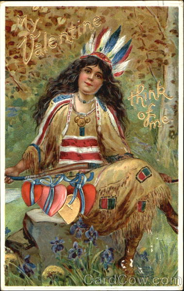 My Valentine Think Of Me Native Americana