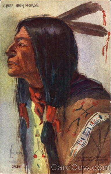 Chief High Horse Native Americana