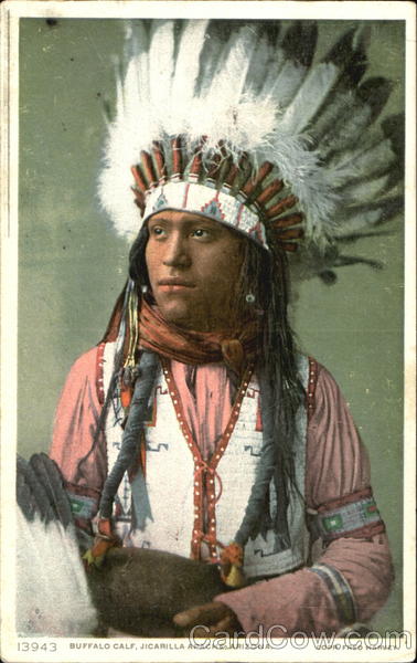 Buffalo Calf Jicarilla Apache Arizona Native Americana