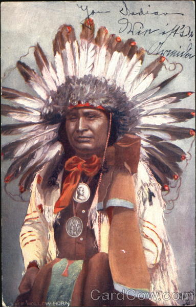 Chief Hollow Horn Native Americana