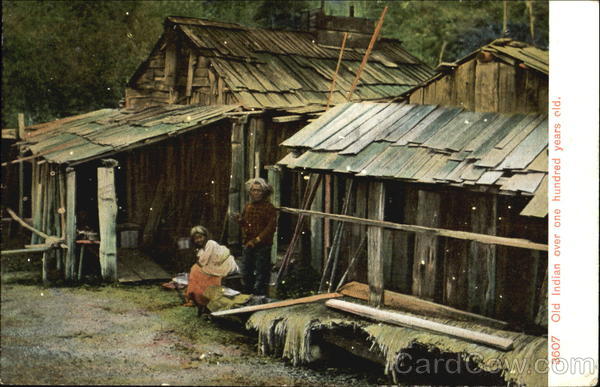 Old Indian Over One Hundred Years Old Native Americana