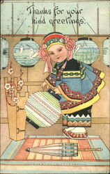 Thanks For your Kind Greetings Postcard