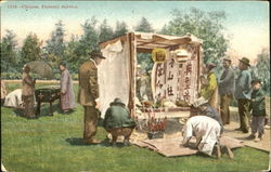 Chinese Funeral Service Postcard