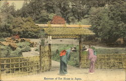Entrance Of Tea House In Japan Entrance Of Tea House In Japan