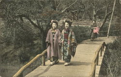 Japanese Geishas Postcard