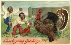 Thanksgiving Greetings Postcard