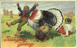 Thanksgiving Greetings Postcard