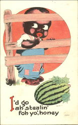 I'D Go Ah Stealin Fob Yo Honey Postcard