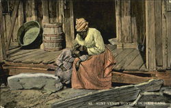Aunt Venues Hunting In Dixie Land Black Americana Postcard Postcard