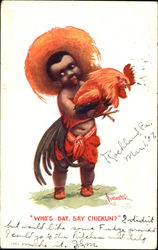 Who's Dat Say Chickun? Postcard
