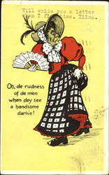 Handsome Darkie Postcard