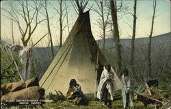 Micakiu Mucayiomoxin Otokeman Sarcee Squaws Postcard