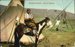 Sarcee Squaw Postcard