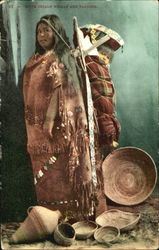Piute Indian Woman And Papoose Postcard