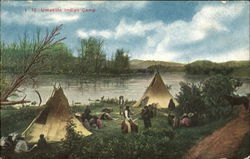 Umatilla Indian Camp Postcard