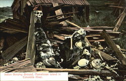 Indian Burying Ground Postcard