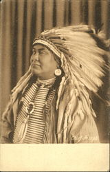 Chief Joseph Native Americana Postcard Postcard
