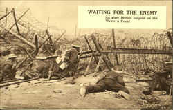 Waiting For The Enemy Postcard