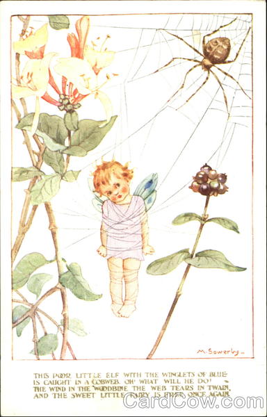 Flowers And Wings Millicent Sowerby Fantasy