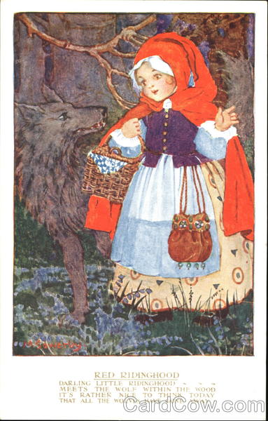 Red Ridinghood Millicent Sowerby Nursery Rhymes