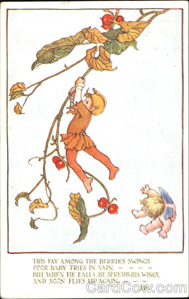 a little boy climbing Millicent Sowerby Fantasy