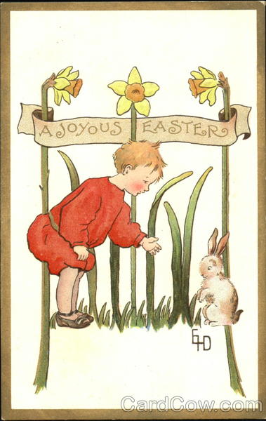 A Joyous Easter Ethel H. Dewees With Children