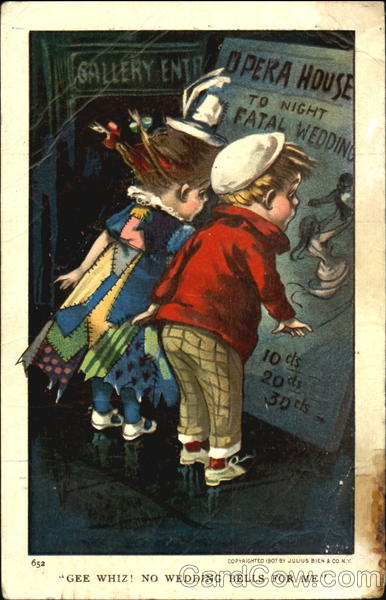 Gee Whiz! No Wedding Bells For Me Children