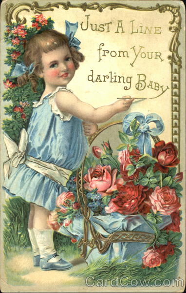 Just A Line From Your Darling Baby Girls